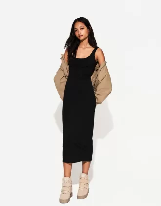 Rochie midi cu bretele