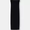 Rochie midi cu decolteu bandeau Rochie midi cu decolteu bandeau