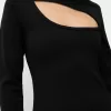 Rochie midi cu decupaj Rochie midi cu decupaj