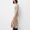 Rochie midi cu gât înalt Rochie midi cu gât înalt