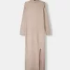 Rochie midi cu gât înalt Rochie midi cu gât înalt