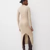 Rochie midi cu guler polo Rochie midi cu guler polo