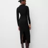Rochie midi cu guler polo Rochie midi cu guler polo