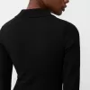 Rochie midi cu guler polo Rochie midi cu guler polo