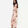 Rochie midi cu imprimeu Rochie midi cu imprimeu