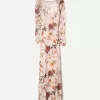 Rochie midi cu imprimeu Rochie midi cu imprimeu