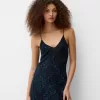Rochie midi cu imprimeu animal Rochie midi cu imprimeu animal