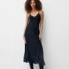 Rochie midi cu imprimeu animal Rochie midi cu imprimeu animal