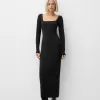 Rochie midi cu maneca lunga Rochie midi cu maneca lunga