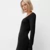 Rochie midi cu maneca lunga Rochie midi cu maneca lunga