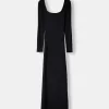 Rochie midi cu maneca lunga Rochie midi cu maneca lunga