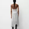 Rochie midi cu paiete cu decolteu Rochie midi cu paiete cu decolteu