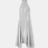 Rochie midi cu paiete cu decolteu Rochie midi cu paiete cu decolteu