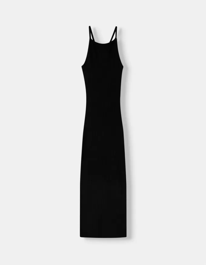 Rochie midi cu spatele deschis Rochie midi cu spatele deschis