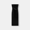 Rochie midi din catifea bandeau Rochie midi din catifea bandeau