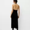 Rochie midi din catifea cu decolteu Rochie midi din catifea cu decolteu