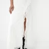 Rochie midi din dantela cu bretele Rochie midi din dantela cu bretele