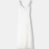 Rochie midi din dantela cu bretele Rochie midi din dantela cu bretele