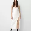 Rochie midi din dantela cu paiete Rochie midi din dantela cu paiete