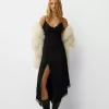Rochie midi din tul din dantela