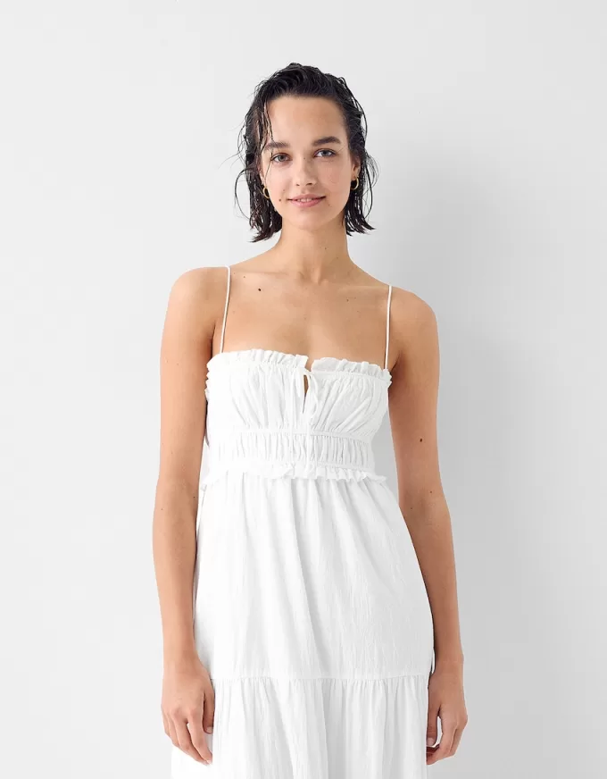 Rochie midi rustica