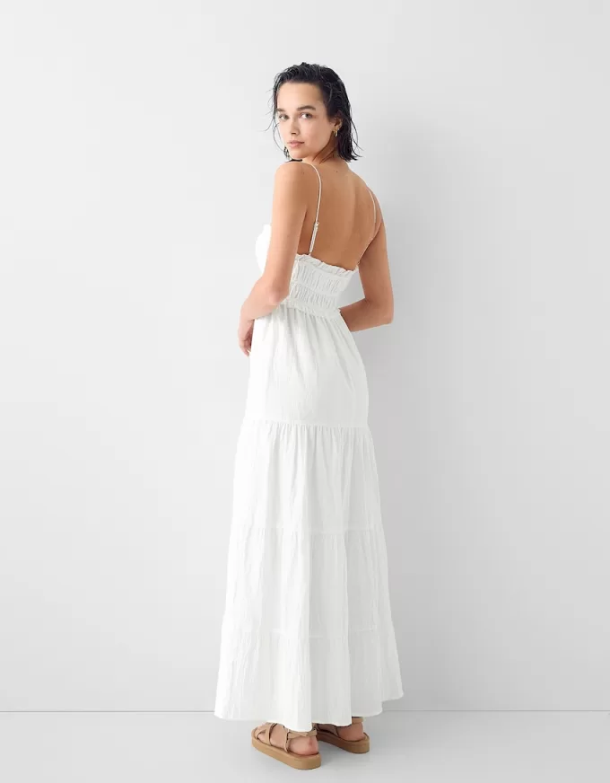 Rochie midi rustica