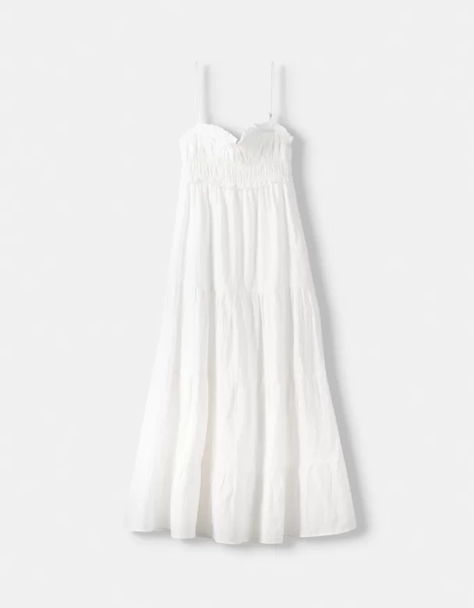 Rochie midi rustica