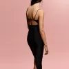 Rochie midi strânsă SERIA BERSHKA