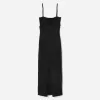 Rochie midi strânsă SERIA BERSHKA