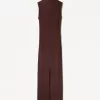 Rochie midi texturată mulat