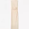 Rochie midi texturată mulat
