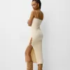 Rochie midi tricotată cu mărgele Rochie midi tricotată cu mărgele
