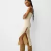 Rochie midi tricotată cu mărgele Rochie midi tricotată cu mărgele