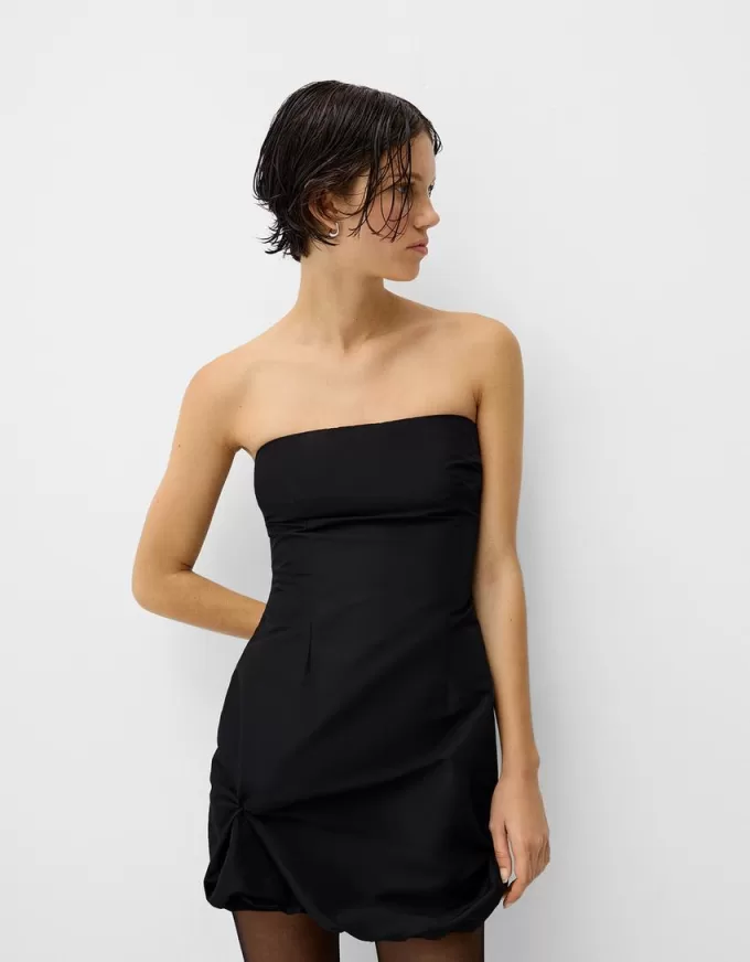Rochie mini cu balon Rochie mini cu balon