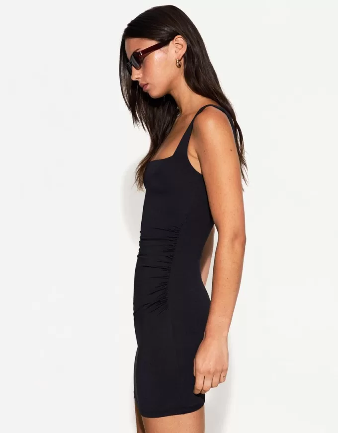 Rochie mini cu bretele Rochie mini cu bretele