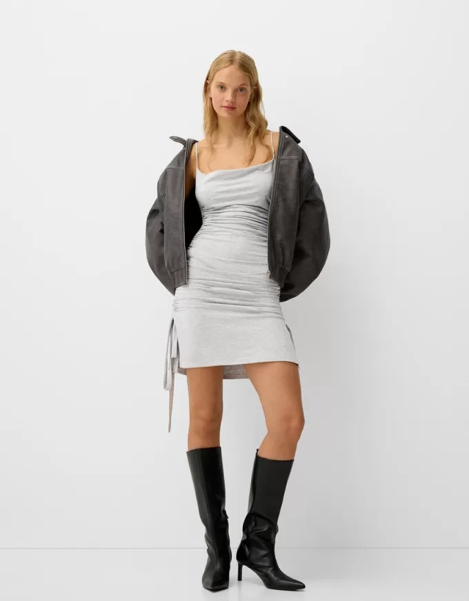 Rochie mini cu bretele Rochie mini cu bretele