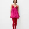 Rochie mini cu bretele cu balon Rochie mini cu bretele cu balon
