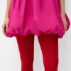 Rochie mini cu bretele cu balon Rochie mini cu bretele cu balon
