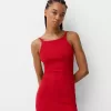 Rochie mini cu bretele la spate Rochie mini cu bretele la spate