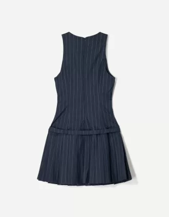 Rochie mini cu curea cravata