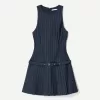 Rochie mini cu curea cravata Rochie mini cu curea cravata