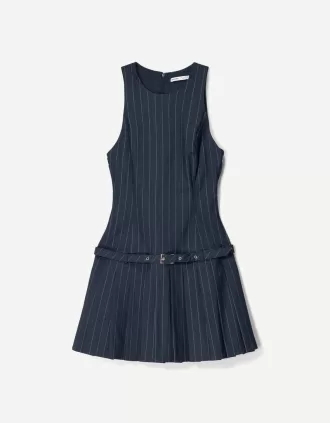 Rochie mini cu curea cravata