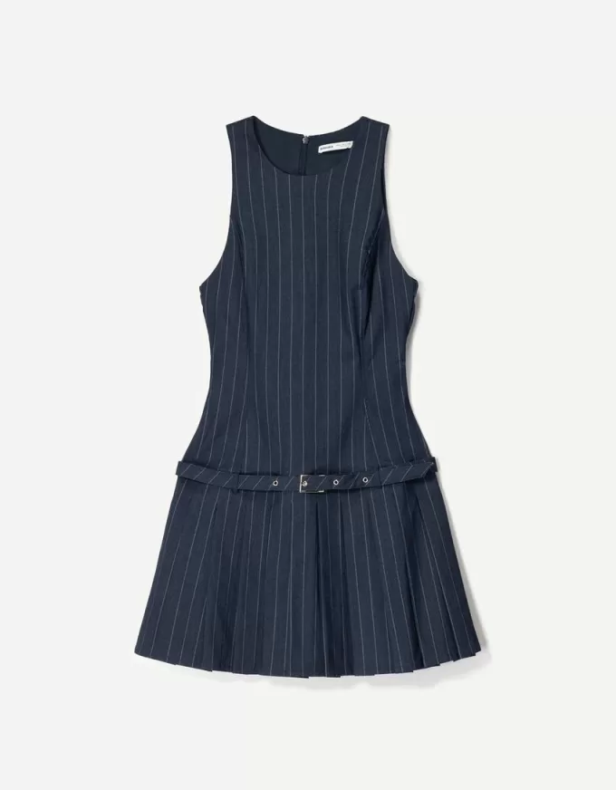 Rochie mini cu curea cravata Rochie mini cu curea cravata