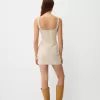 Rochie mini cu efect piele Rochie mini cu efect piele