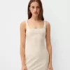 Rochie mini cu efect piele Rochie mini cu efect piele
