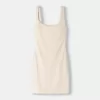Rochie mini cu efect piele Rochie mini cu efect piele