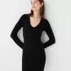 Rochie mini cu guler polo Rochie mini cu guler polo