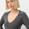 Rochie mini cu guler polo Rochie mini cu guler polo