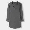 Rochie mini cu guler polo Rochie mini cu guler polo