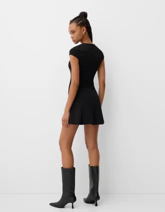Rochie mini cu maneca scurta